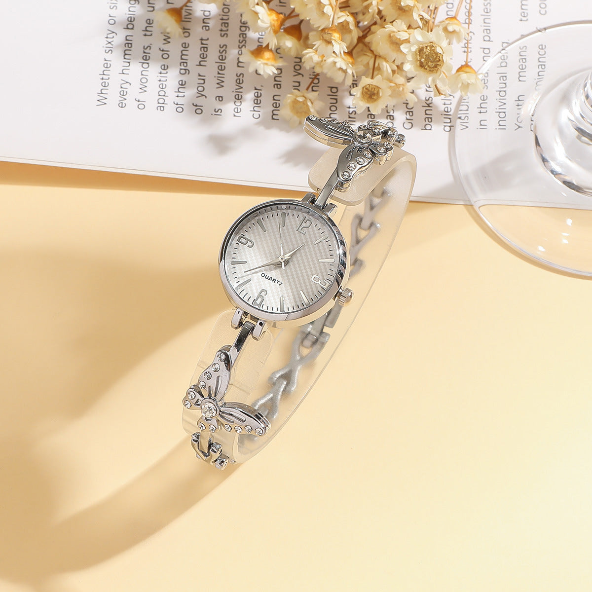 Diamond Mori Style Watch and Bracelets