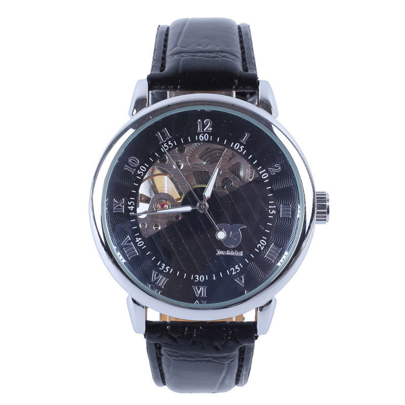 Old school Mens Leather Strap Watch. Waterproof. Multiple styles