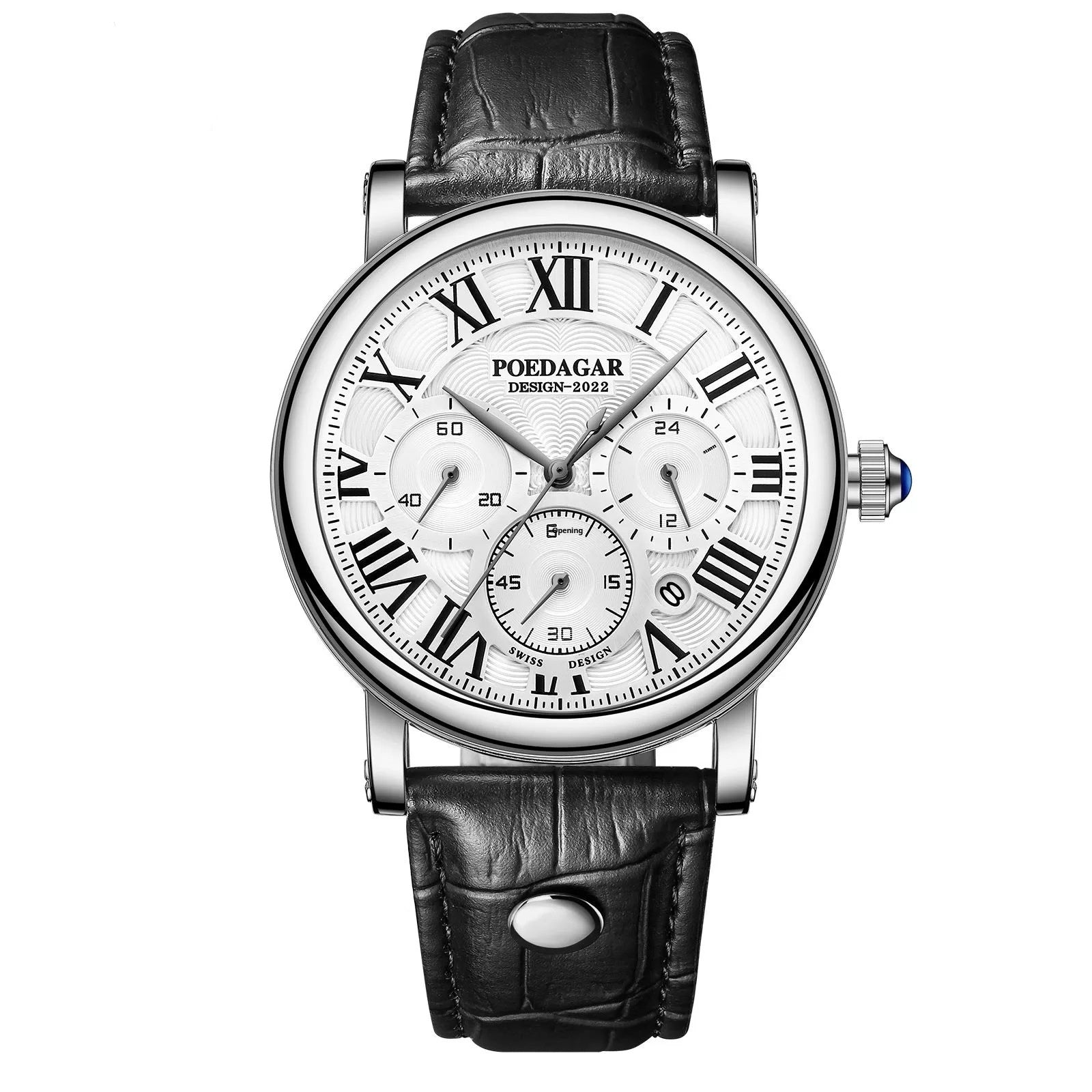 Multifunctional Men's Quartz Watch Ultra-thin Belt Style