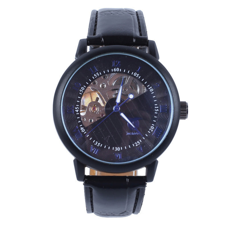 Old school Mens Leather Strap Watch. Waterproof. Multiple styles