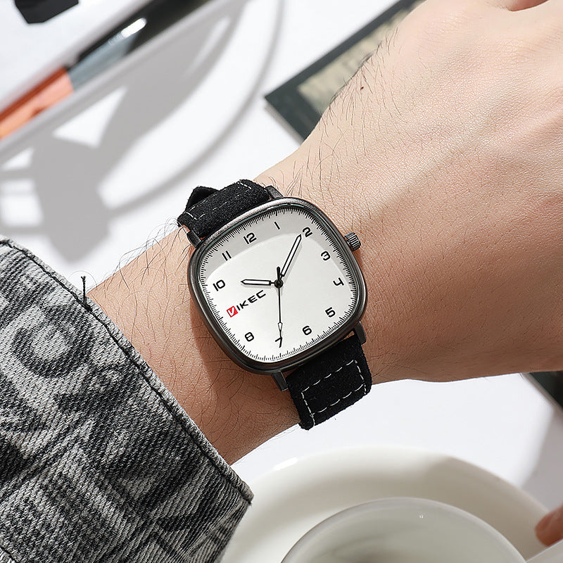 Men's Versatile Simple Large Dial Watch