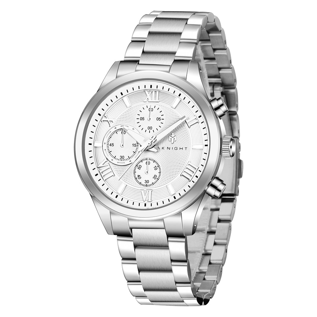 Waterproof Stainless Stelel. Analog Chronograph Fashion Watch, Easy Read, Multiple colours