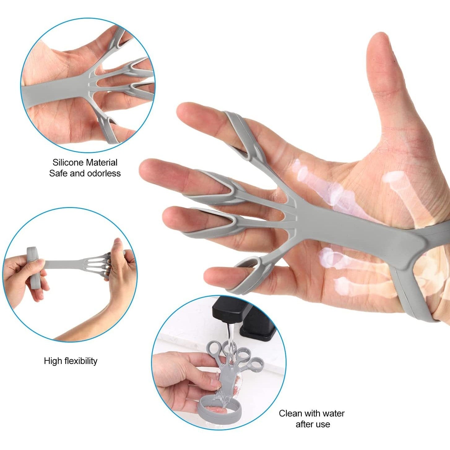 Hand and Fingers rehabilitation stretchier.