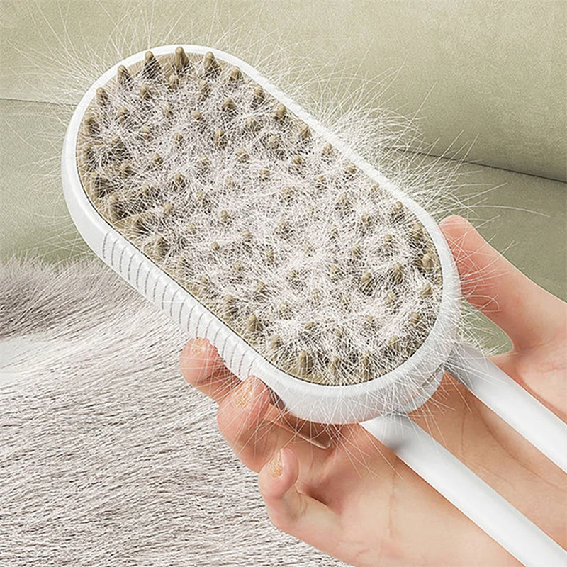 Cat Steam Brush  3 In 1 Electric Spray Cat Hair Brushes For Massage Pet Grooming Hair Removal Combs Pet Products